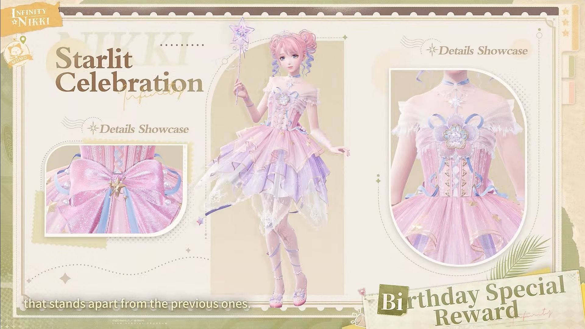 Outfit: Starlit Celebration (Image via InFold Games)