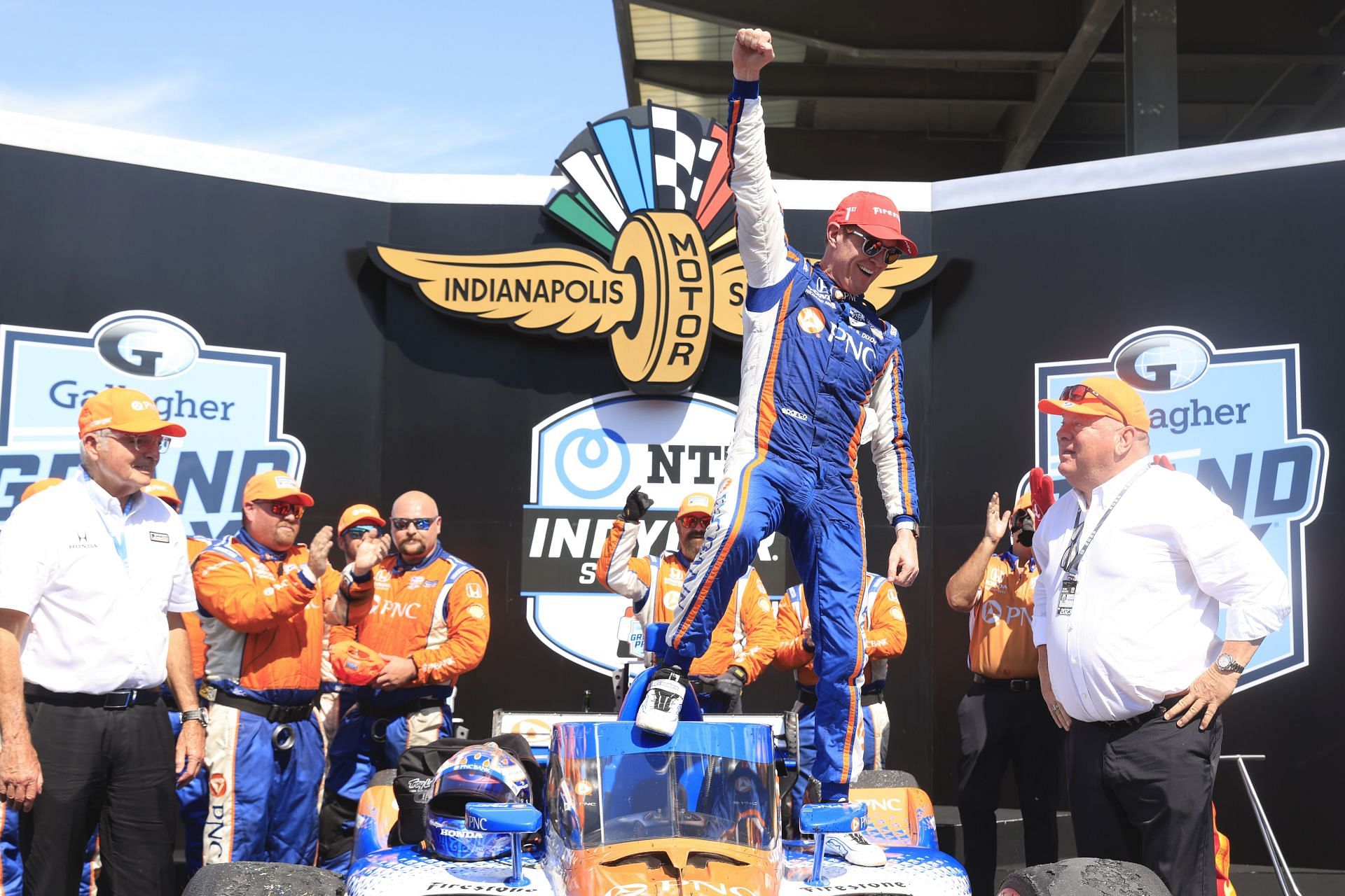 Scott Dixon after winning the NTT IndyCar Series Gallagher Grand Prix - Source: Getty