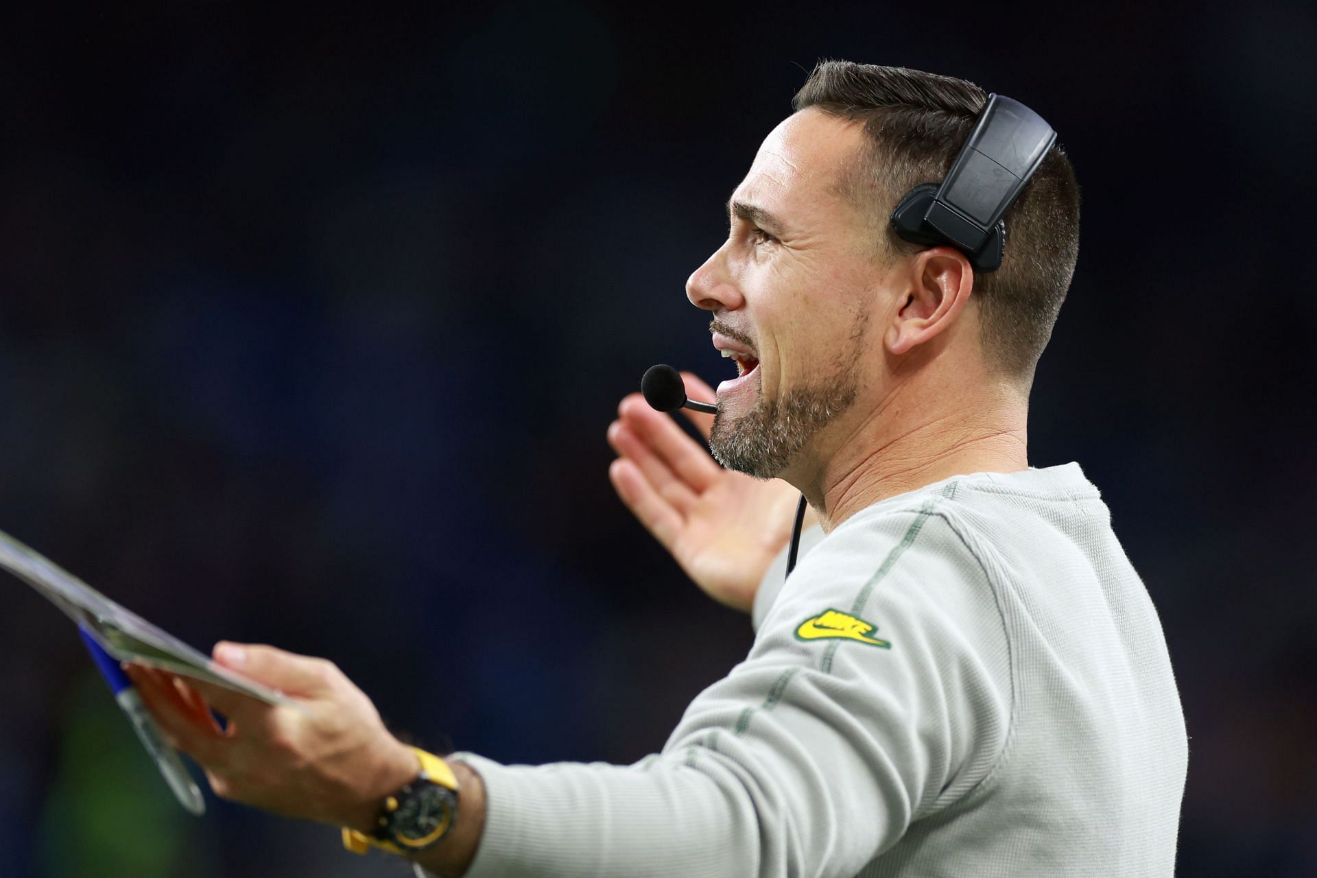 Matt LeFleur during Chicago Bears vs. Detroit Lions - Source: Getty