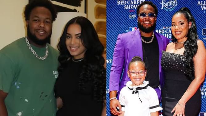 Vladimir Guerrero Jr.'s wife Nathalie turns up the glamour as she shows off black crop top and denim outfit in latest selfie