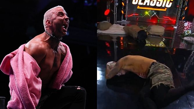 [Watch] Darby Allin has a brutal landing after dangerous jump; officials looked concerned on AEW Collision