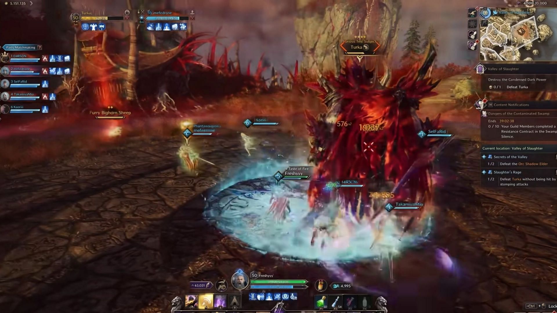 Summoned sheep in the boss fight (Image via NCSoft/Freshy YT)