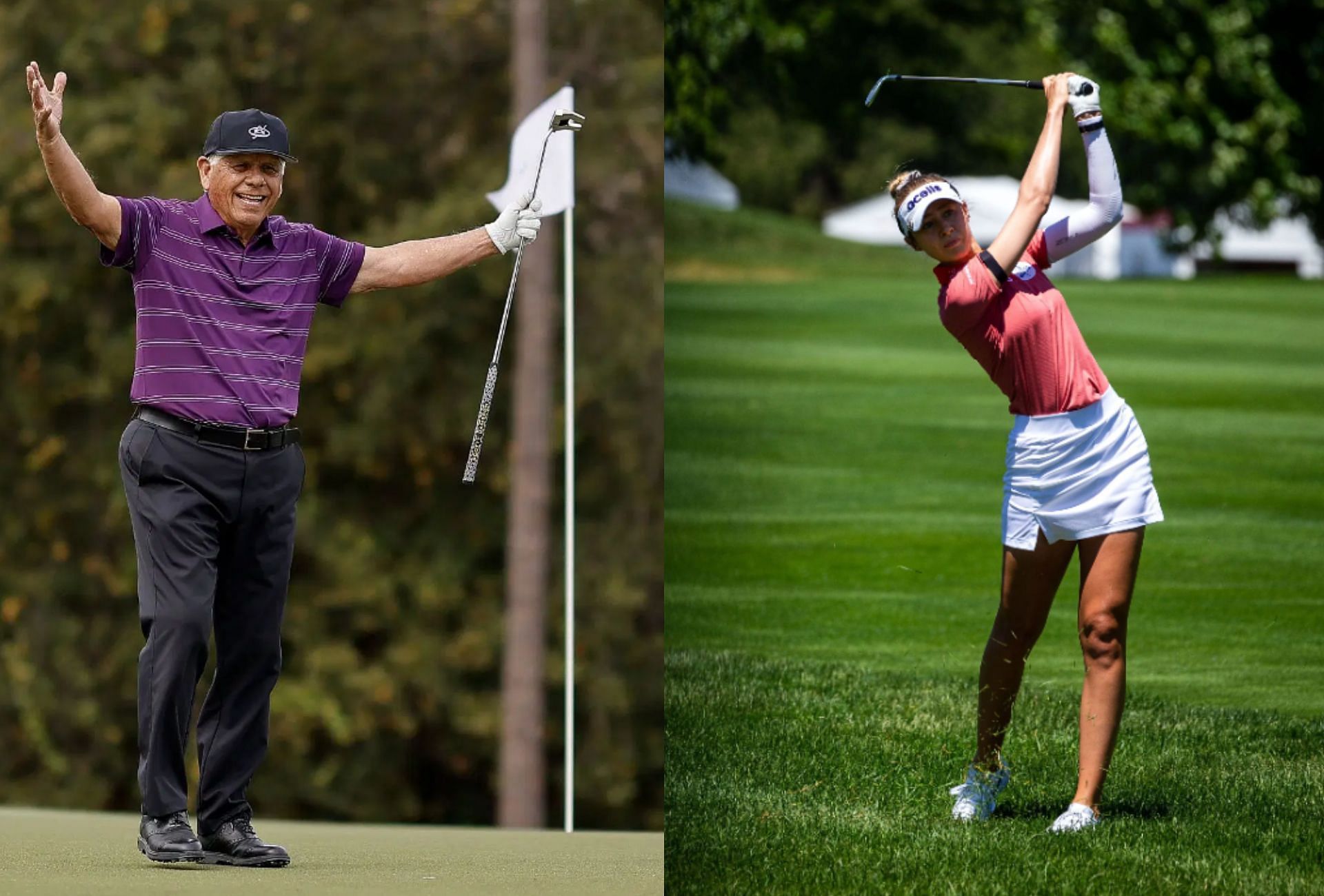 Lee Trevino and Nelly Korda (Image via Imagn).