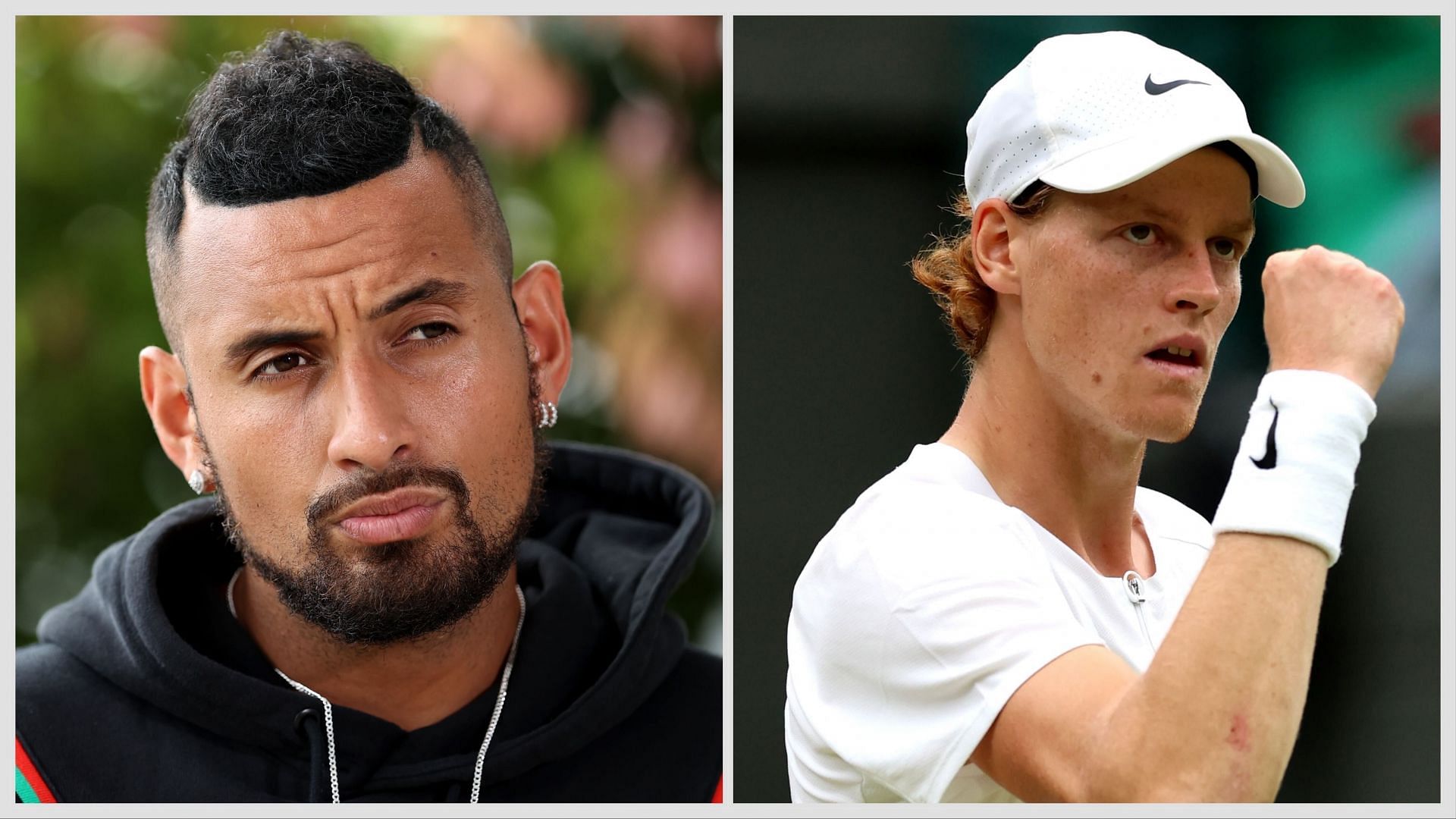 Nick Kyrgios and Jannik Sinner (Source: Getty)