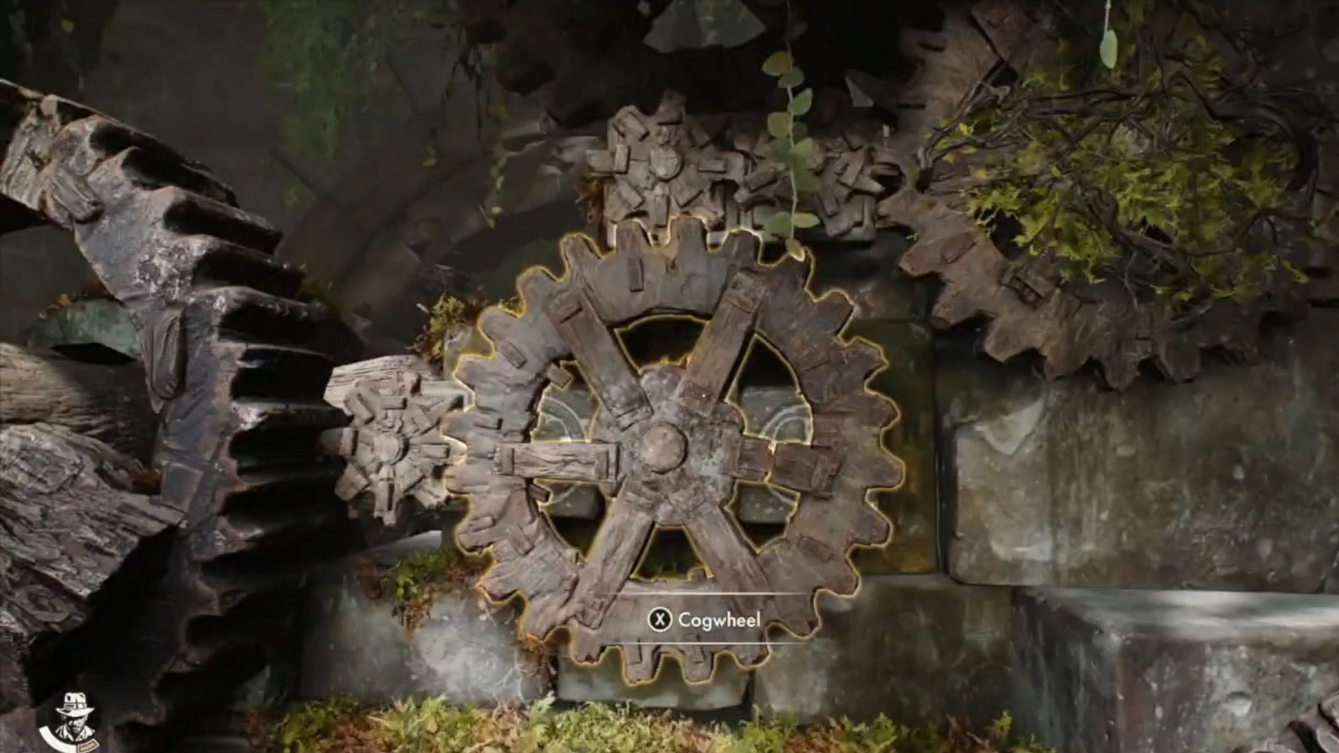 The correct cogwheel placement for the second wheel (Image via Bethesda || Youtube@Trophygamers)