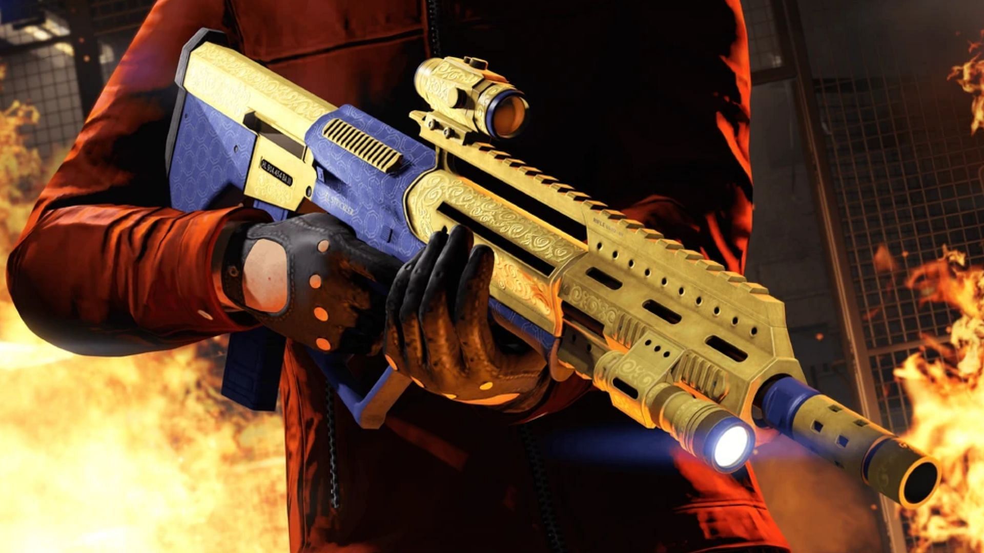 The El Strickler Military Rifle is still unavailable for a majority of players (Image via Rockstar Games)