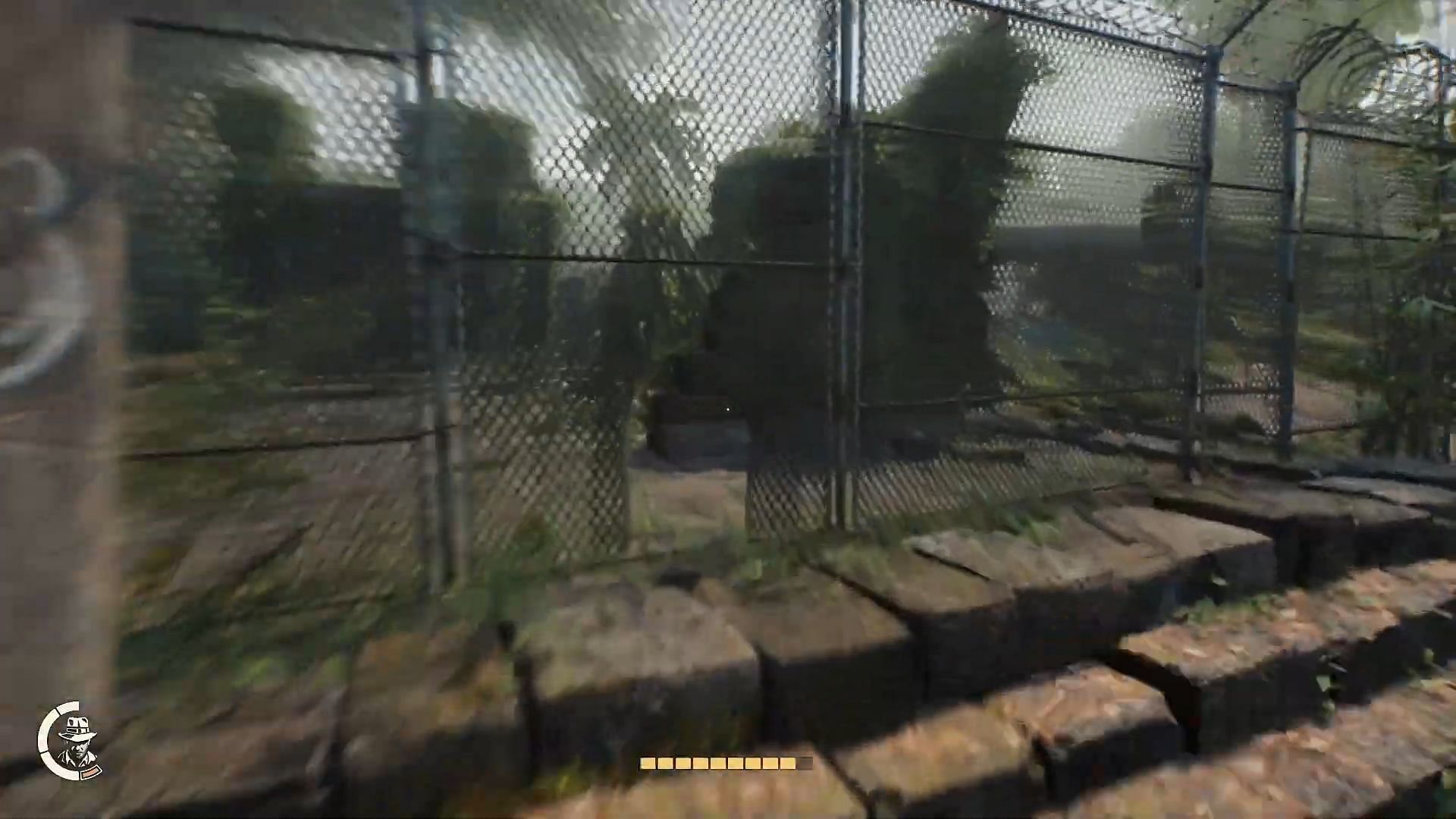 Get inside the facility using this gap in the fence (Image via Bethesda Softworks)