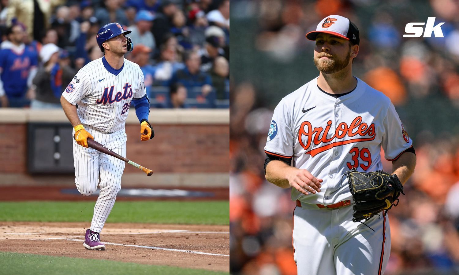 Pete Alonso (left) and Corbin Burnes (right) (Imagn)