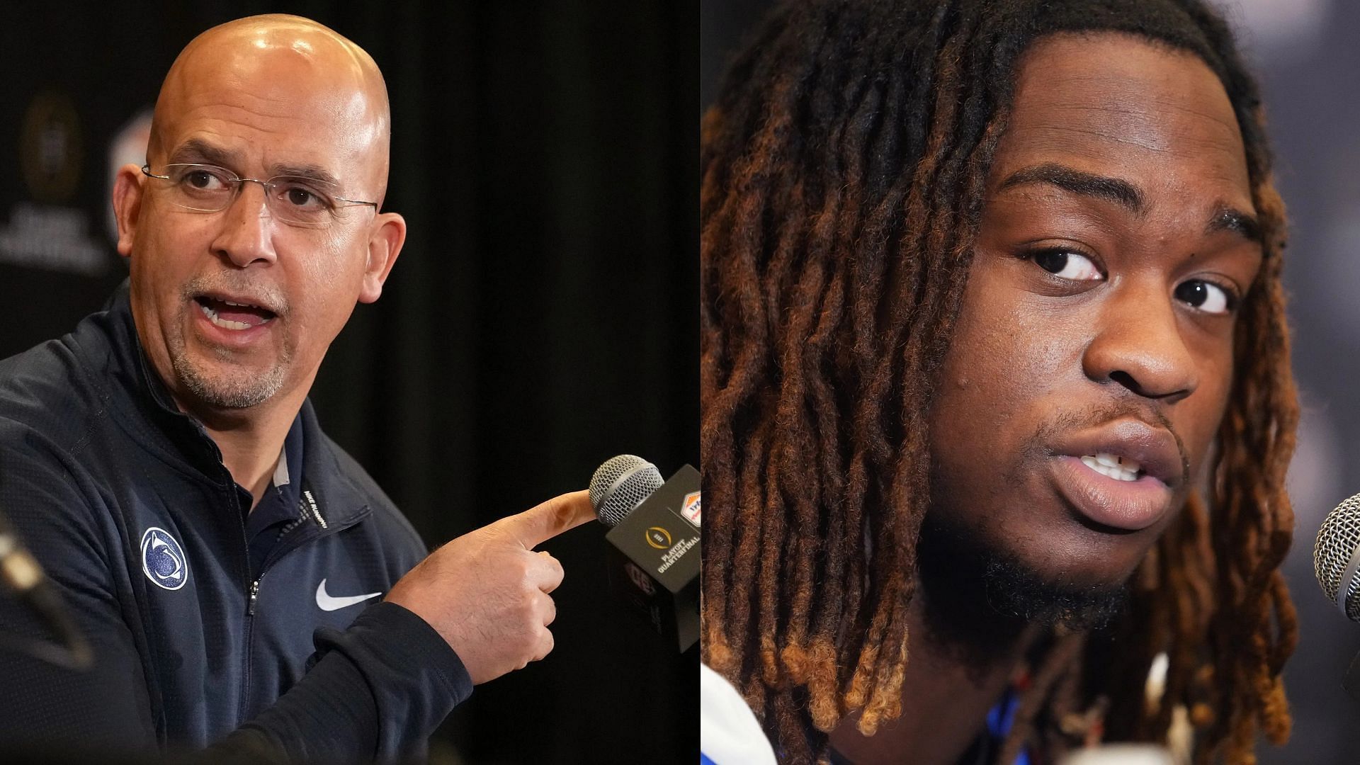 James Franklin compliments Ashton Jeanty before the Fiesta Bowl