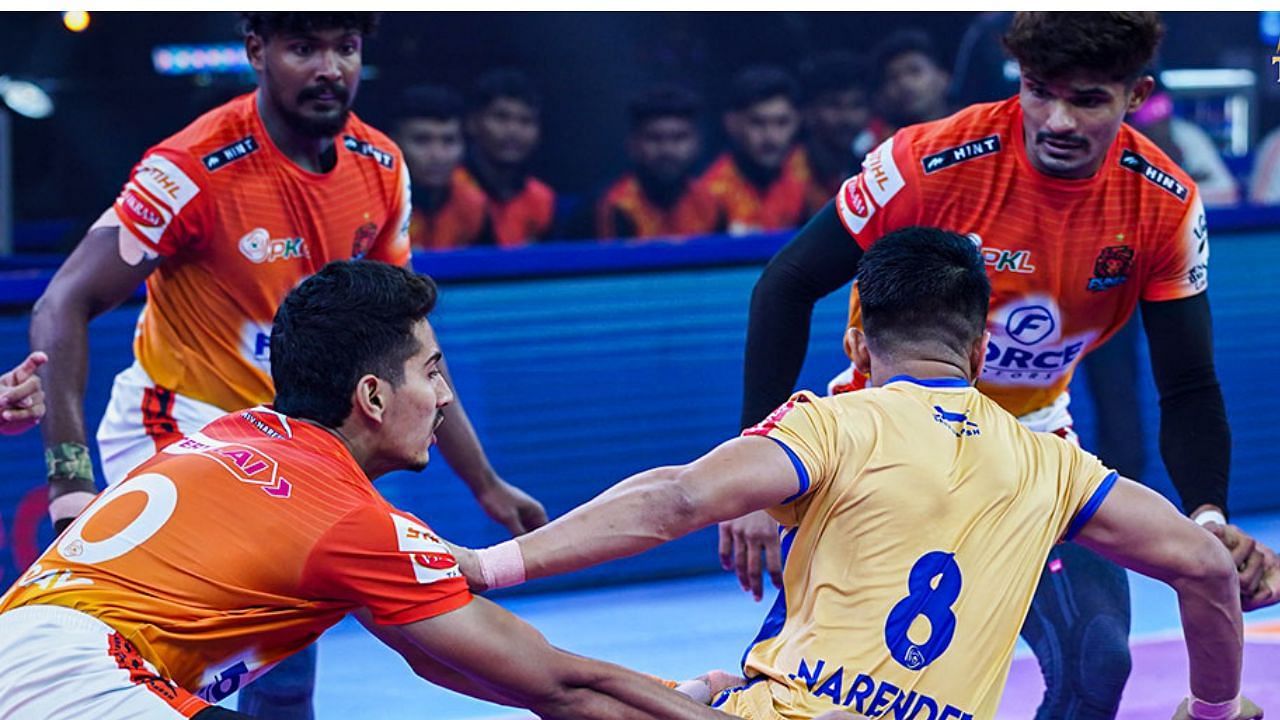 पुणेरी पलटन vs तमिल थलाइवाज (photo credit- X/@tamilthalaivas)