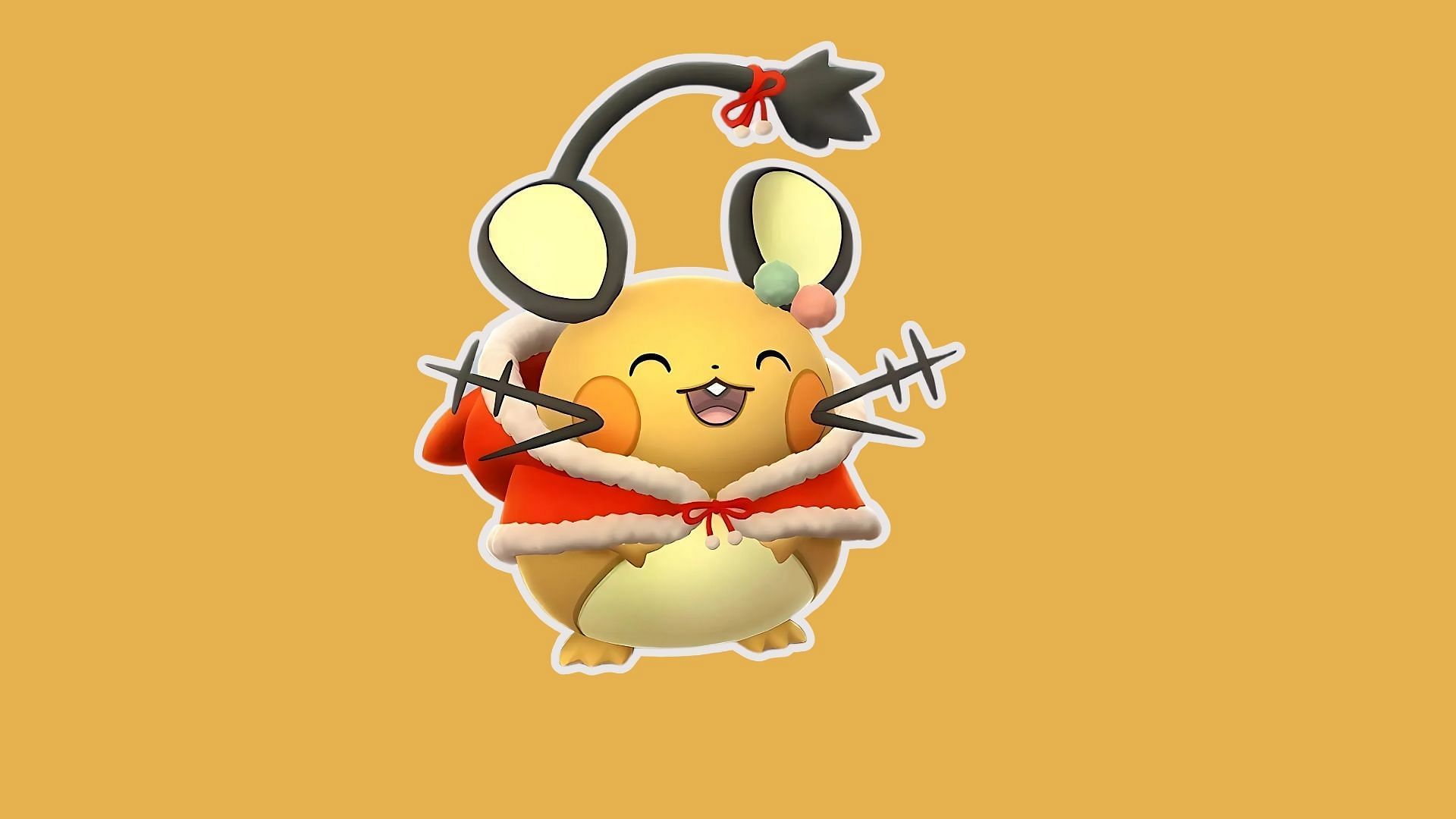 Holiday Attire Dedenne (Image via The Pokemon Company)