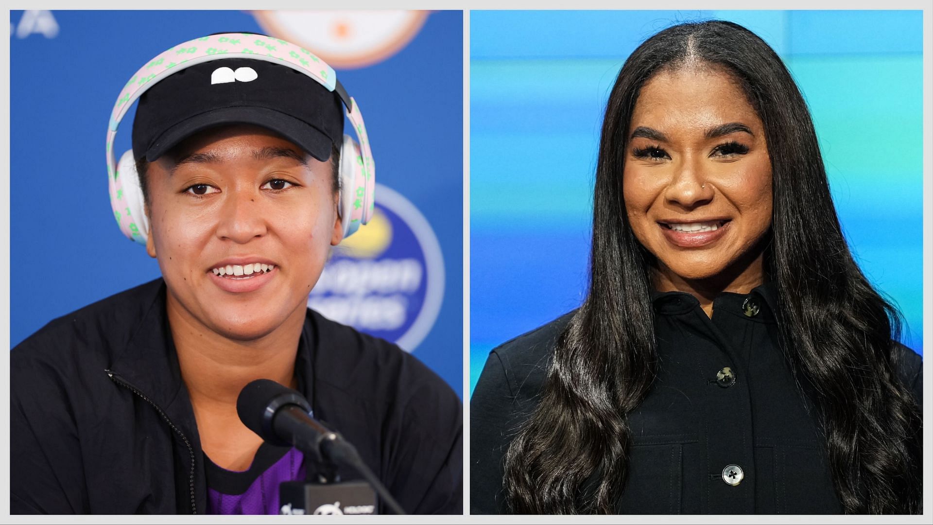 Naomi Osaka(left) and Jordan Chiles(right). Images: Getty