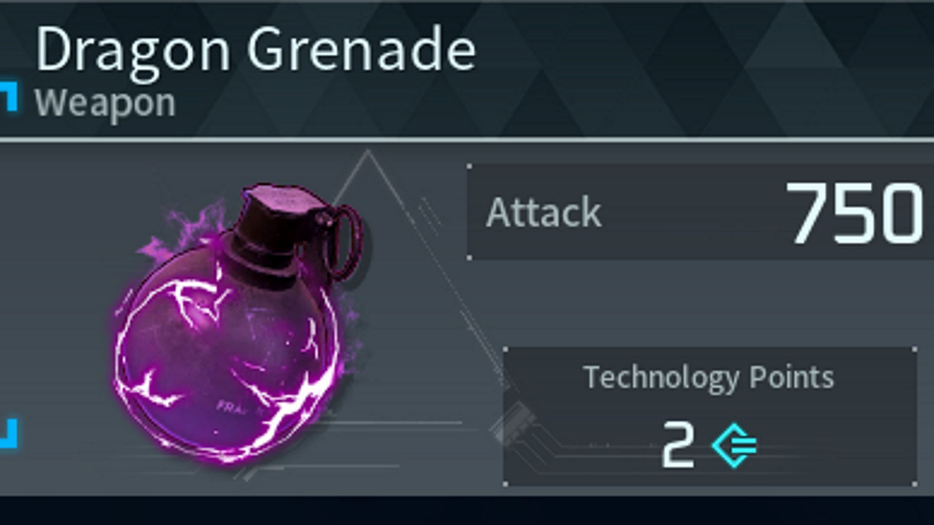 Unlock Dragon Grenade at Level 42 in the Technology tab (Image via Pocketpair, Inc.)