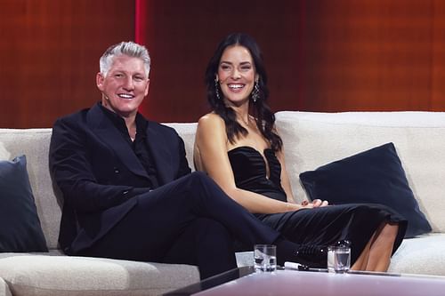 Ana Ivanovic and Bastian Schweinsteiger at a show - Image Source: Getty