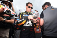 Jeff Gordon at Ford Ecoboost 400-Practice - Source: Imagn