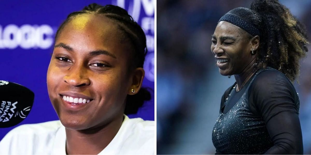 Coco Gauff and Serena Williams -Getty Images