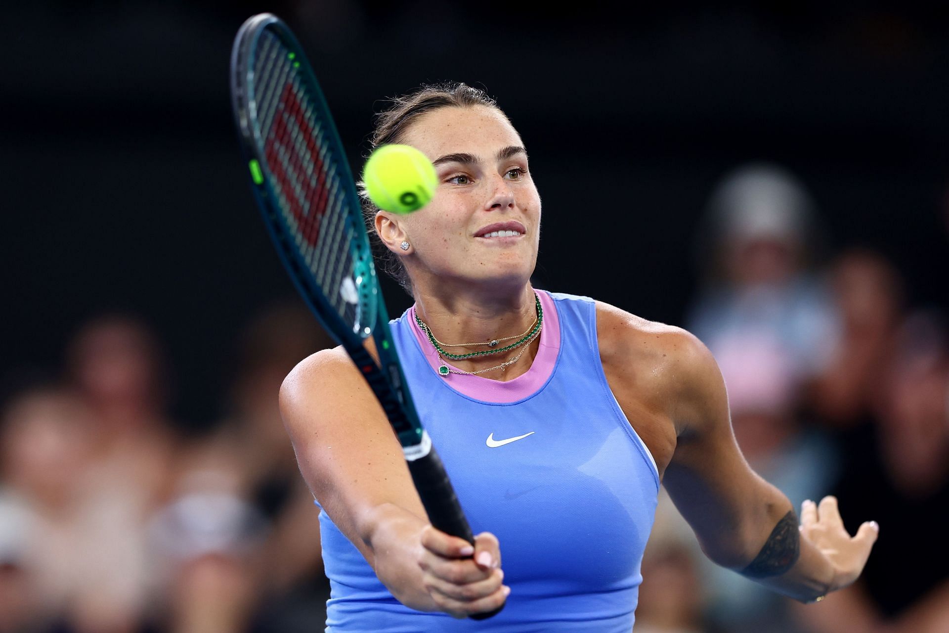 Aryna Sabalenka at the 2025 Brisbane International [Image Source: Getty Images]