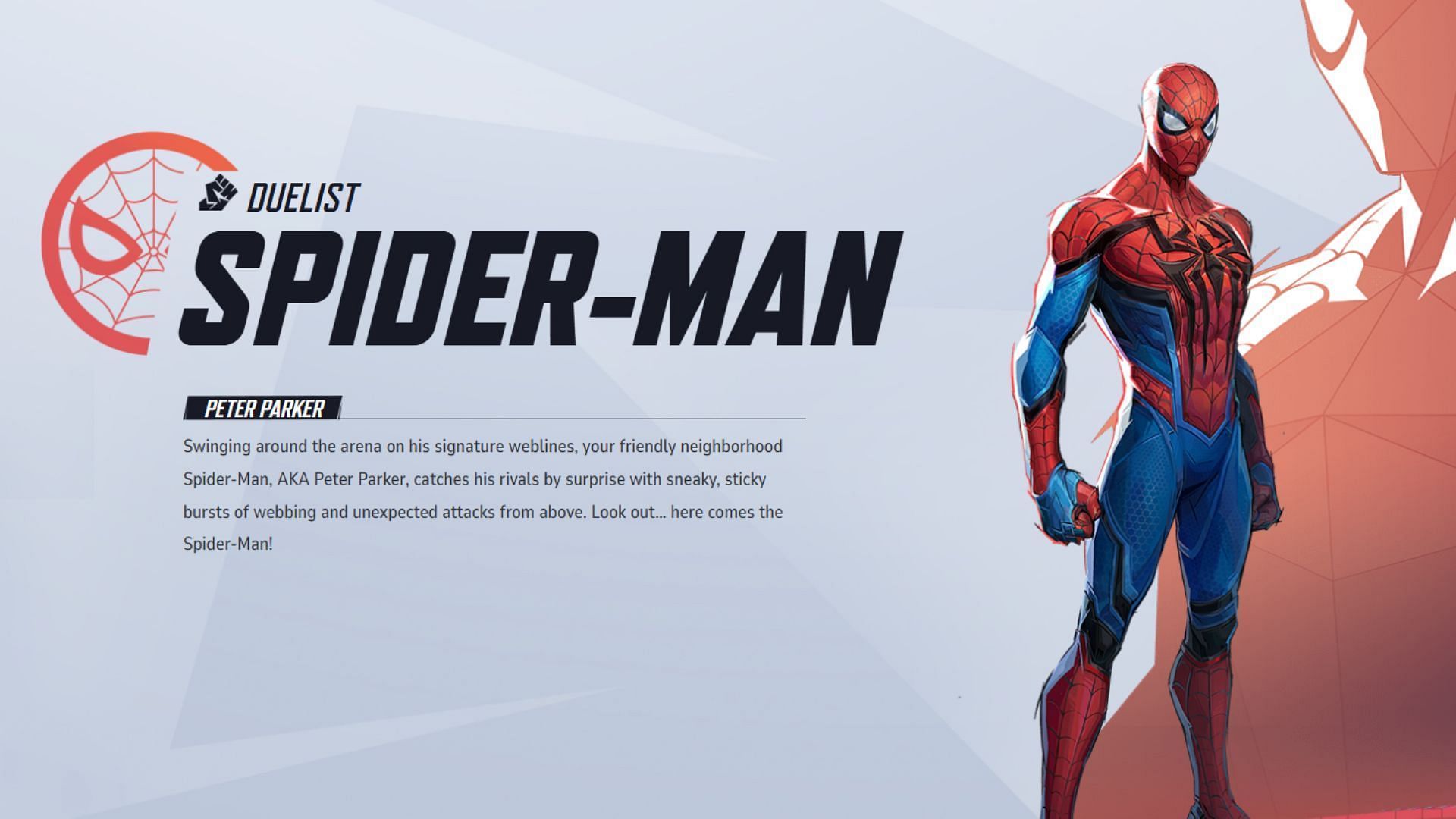 Spider-Man in Marvel Rivals (Image via NetEase Games)