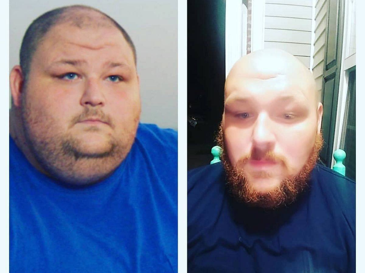 Before and after image of James Bonner from My 600-lb Life (Image via Instagram/@l.b.bonner)