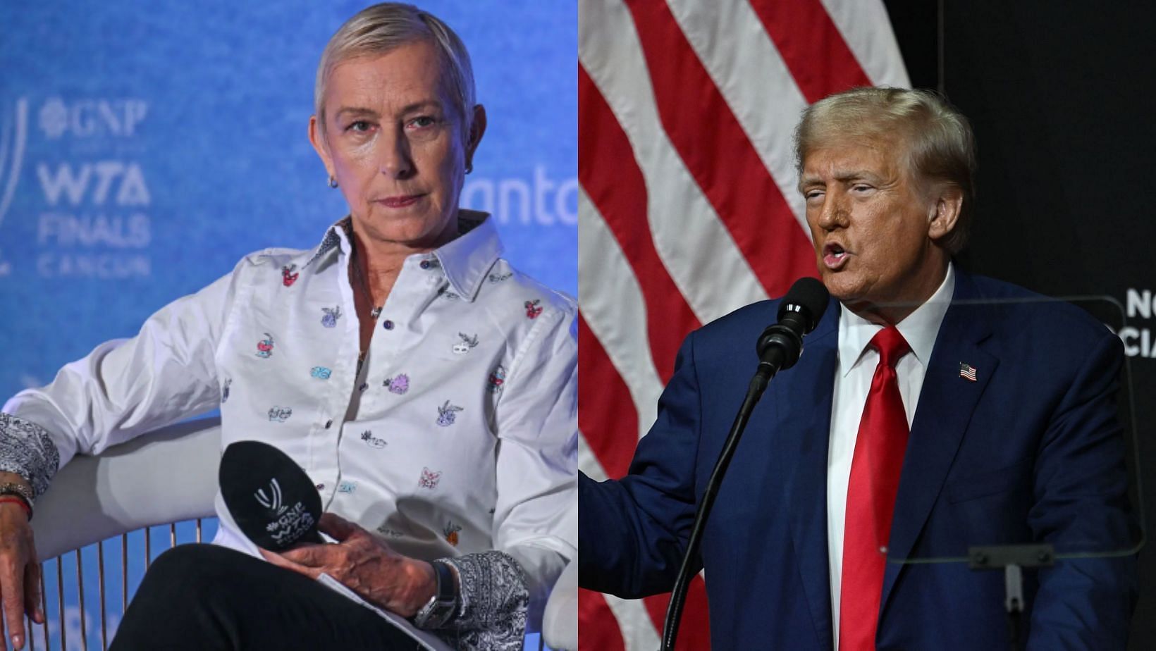 Martina Navratilova criticises NBC moderator over Donald Trump interview (Image Source: Getty)