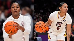 "Not ready for them to leave": Fans join Chloe Kitts and more as South Carolina's Te-Hina Paopao and Bree Hall pose for graduation pics