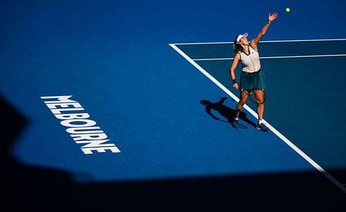 Anastasia Pavlyuchenkova at the 2024 Australian Open. (Source: Getty)