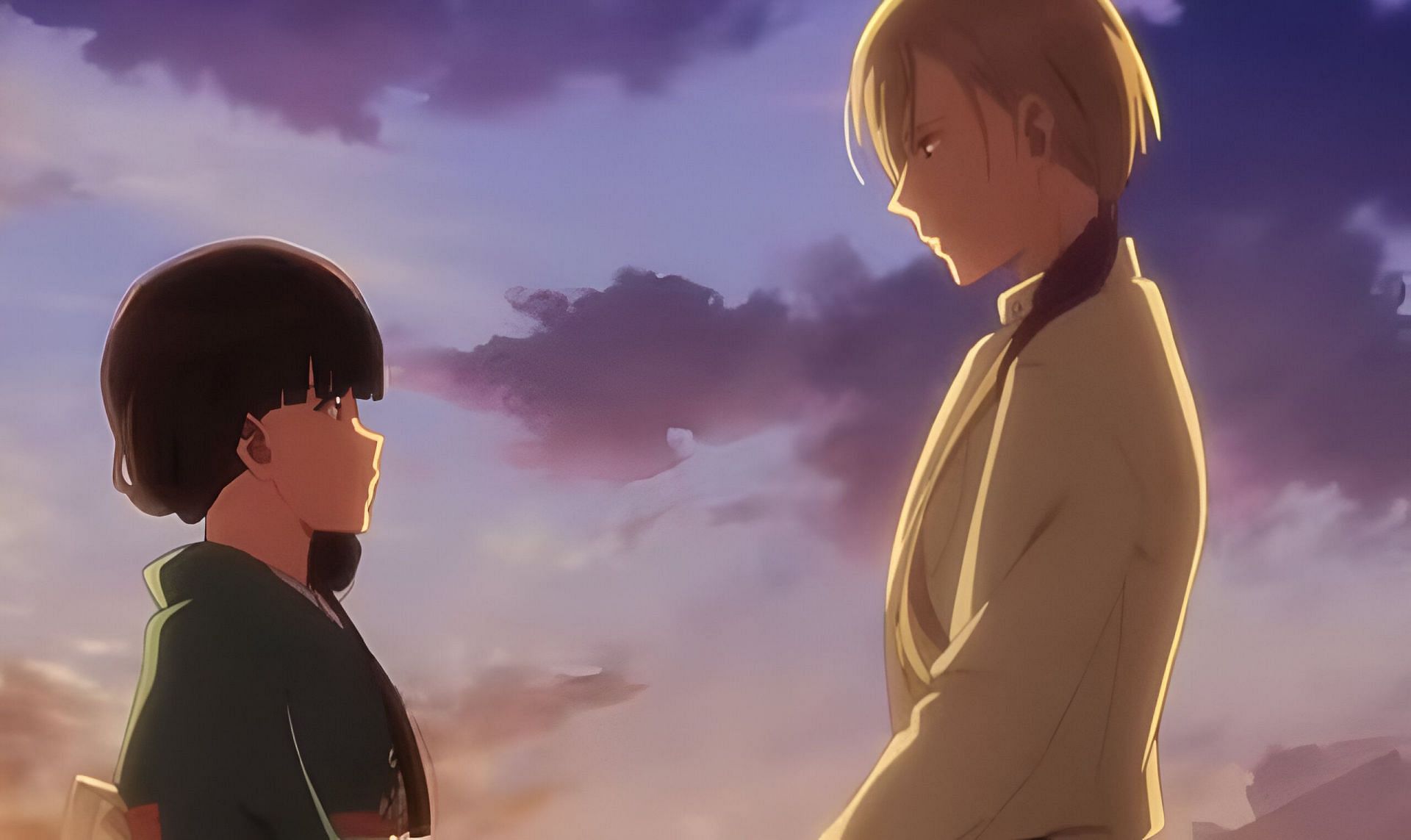 Miyo and Kiyoka in the trailer (Image via Kinema Citrus)