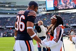 "Always looking for me"- Simone Biles makes her feelings known about cheering for her husband Jonathan Owens from the sidelines before his games