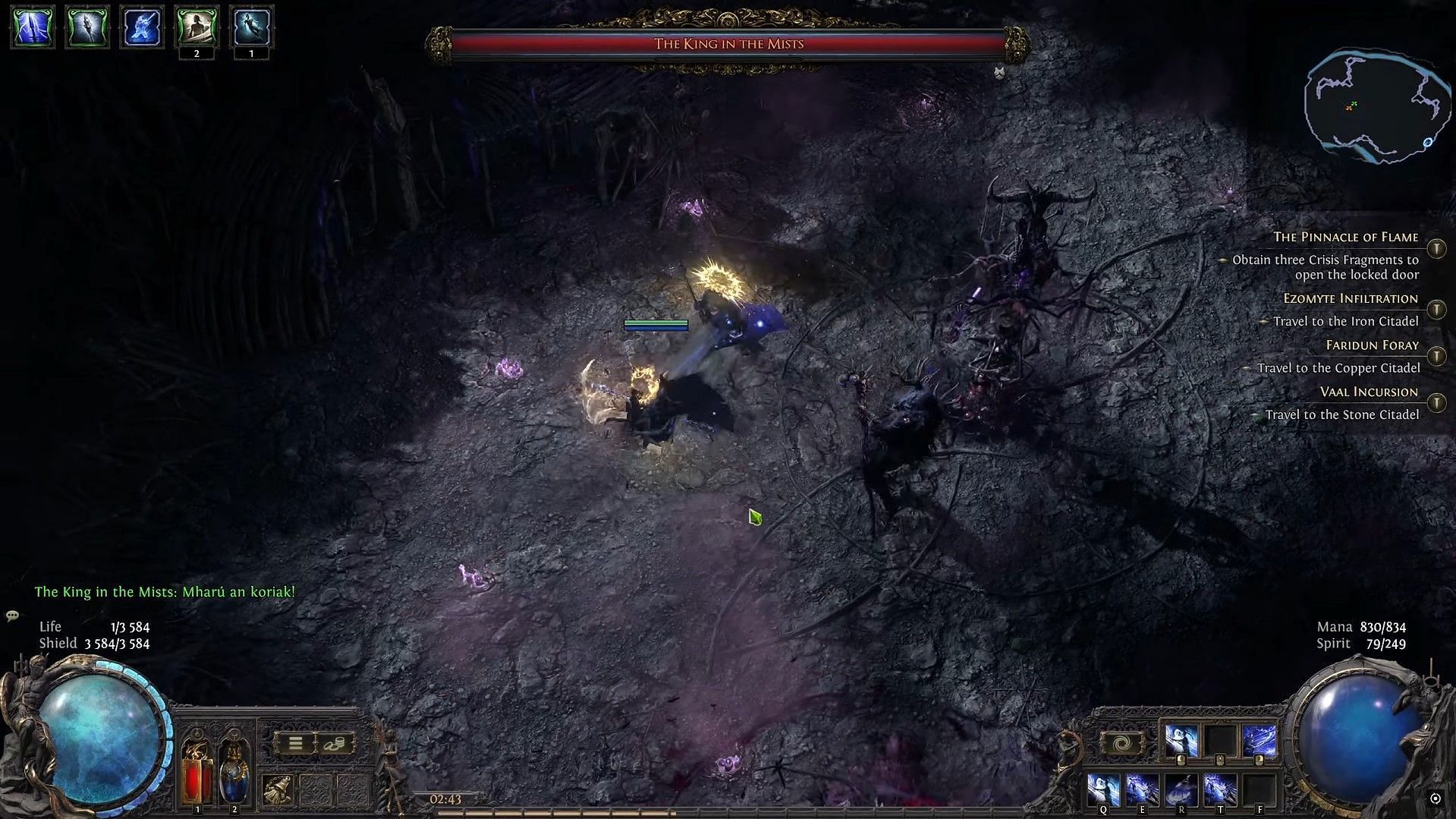 King in the Mists of Path of Exile 2 (Image via GGG)