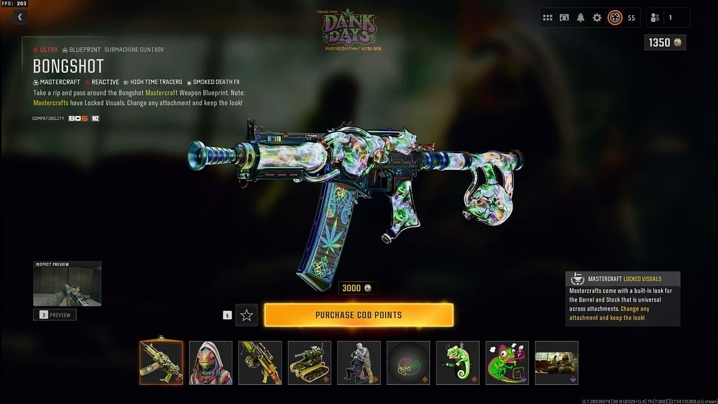 Dank Days Mastercraft Tracer Pack in Black Ops 6 and Warzone: Price ...