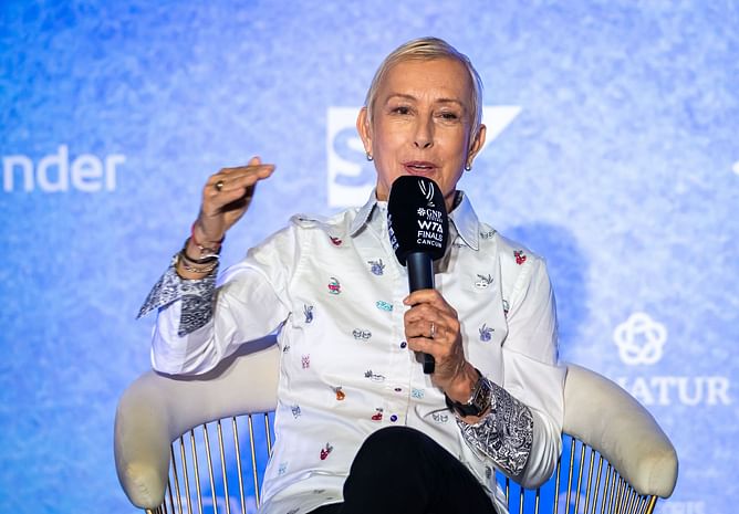 "It's called evolving" - Martina Navratilova pushes back against anti-gay marriage arguments, citing legal progress and the evolution of society