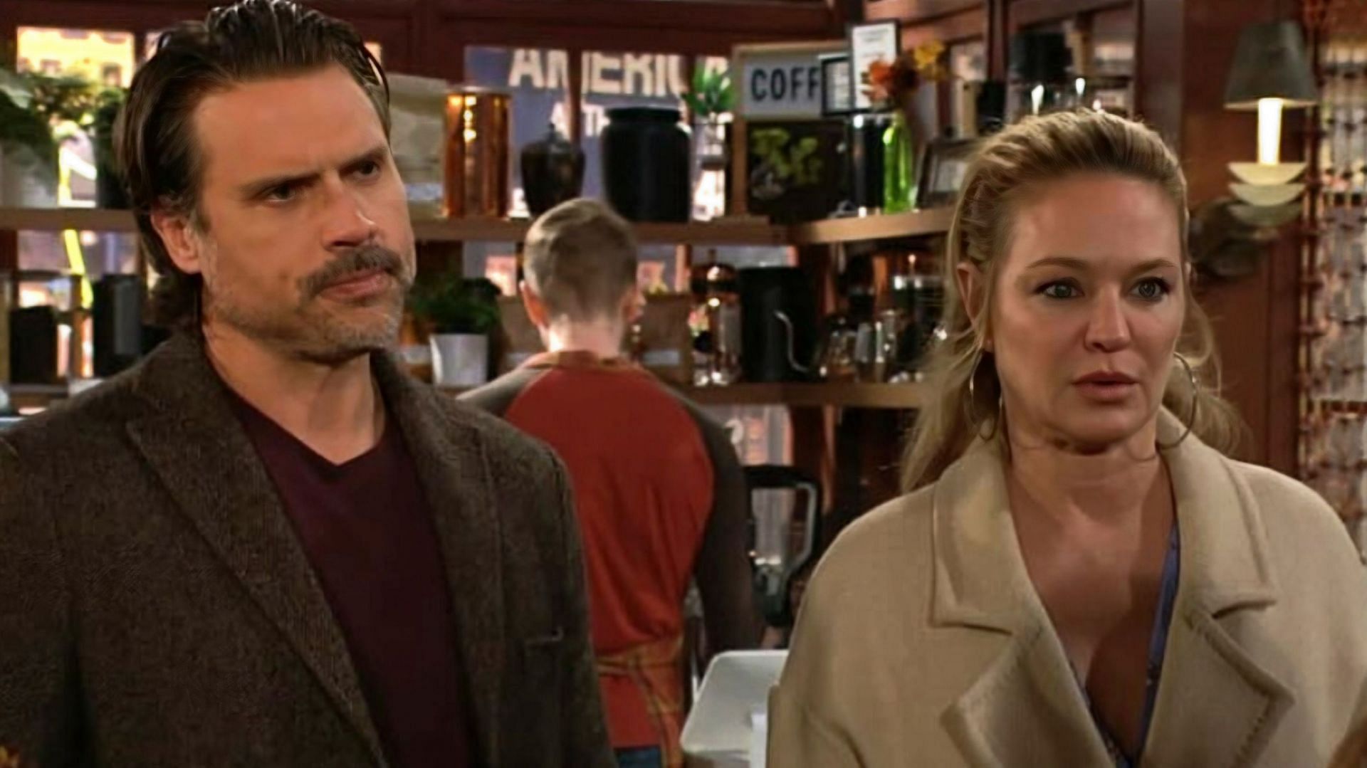 Nick and Sharon in a still from The Young and the Restless (Image via CBS)