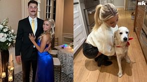 Paul Skenes' girlfriend Olivia Dunne takes 'Polar Plunge' into the sea as pup Roux watches