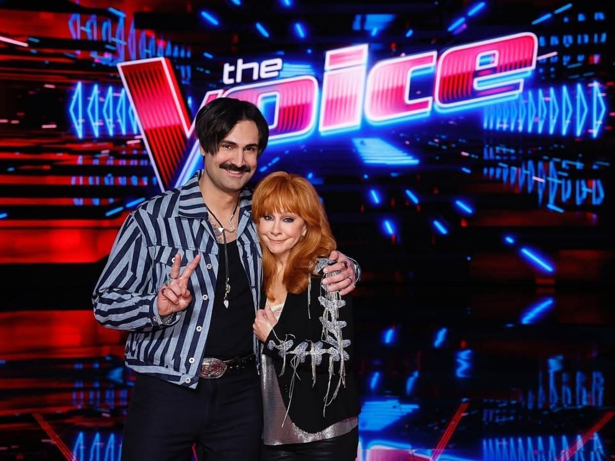 Danny Joseph and Reba McEntire from The Voice season 26