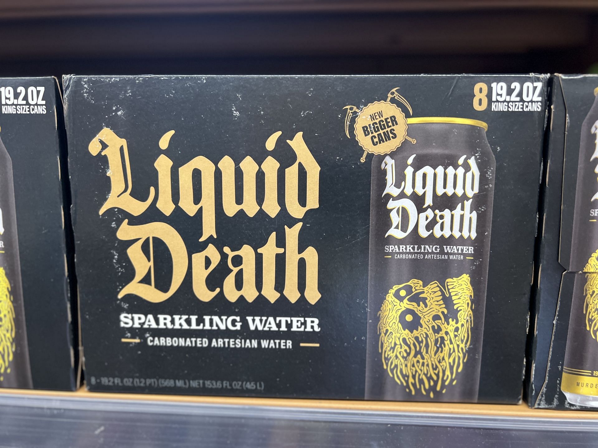 Liquid Death Display - Source: Getty