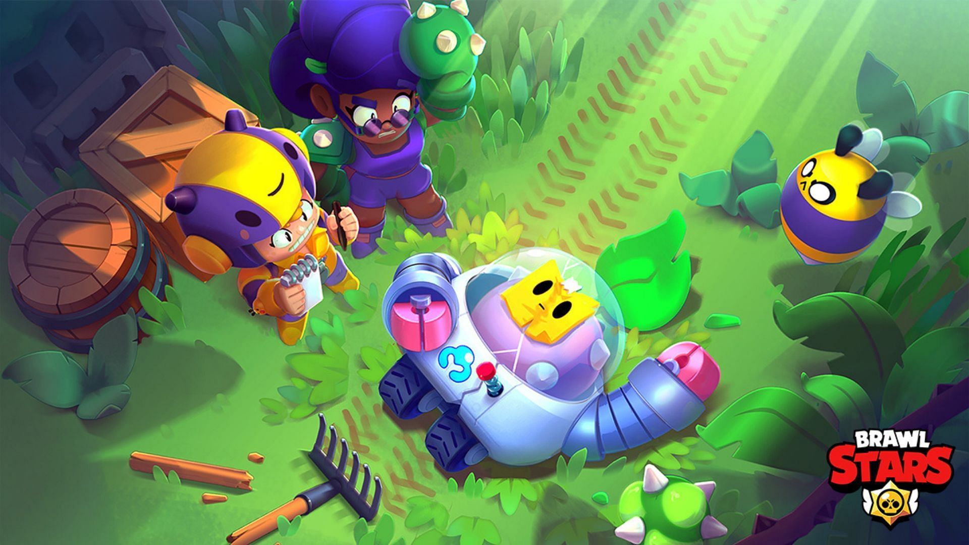 Sprout is a great Artillery-tier Brawler for Lou in Brawl Stars (Image via Supercell)