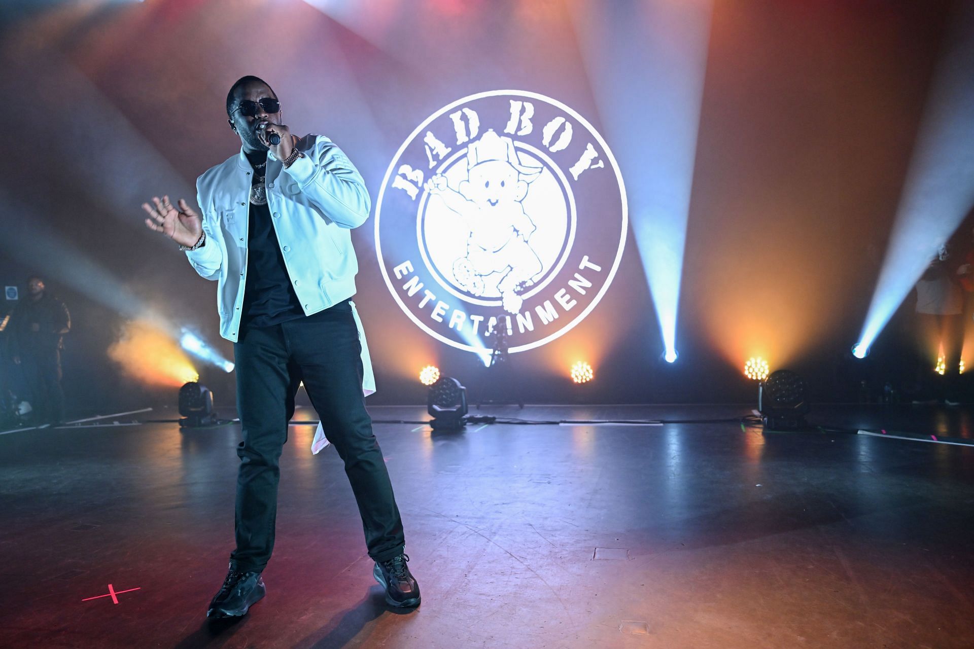 Giggs And Diddy Perform At O2 Shepherd