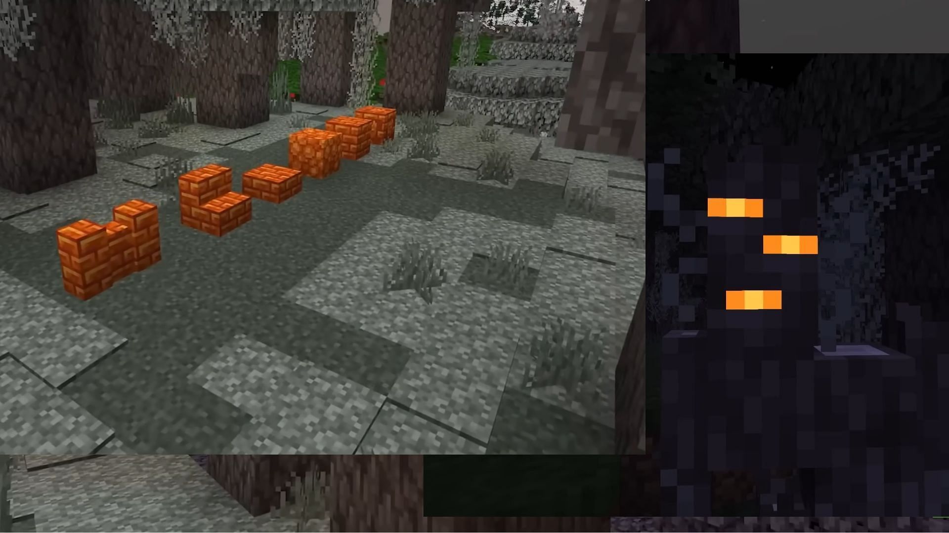 Pale garden is a spooky biome with building blocks as the reward