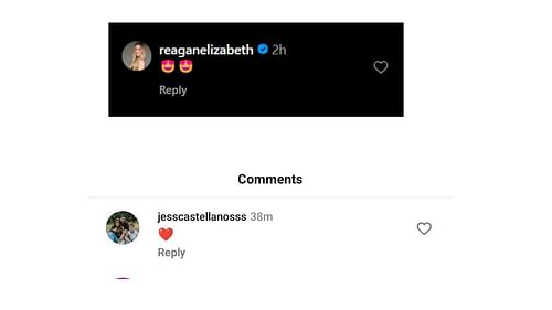 Reactions from Reagan and Jessica