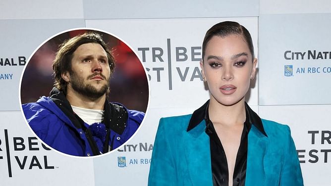 WATCH: Hailee Steinfeld's brother Griffin shares VIP suite moments with Josh Allen