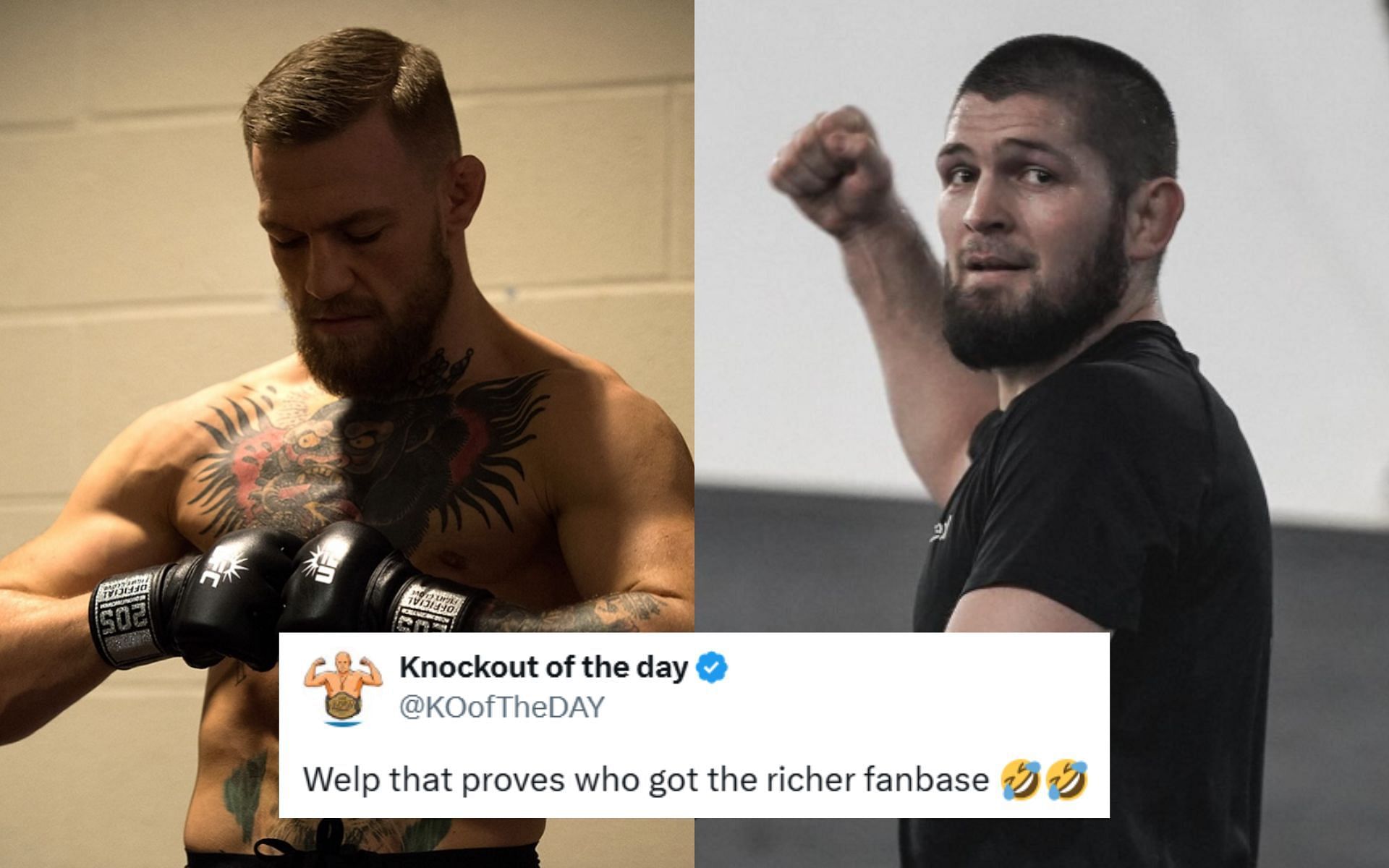 Conor McGregor (left) and Khabib Nurmagomedov (right). [Images courtesy: @thenotoriousmma and @khabib_nurmagomedov on Instagram]