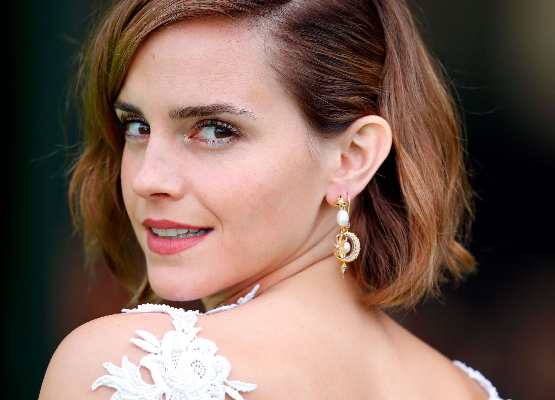 Emma Watson at The Earthshot Prize 2021 - Green Carpet Arrivals (Image via Getty)