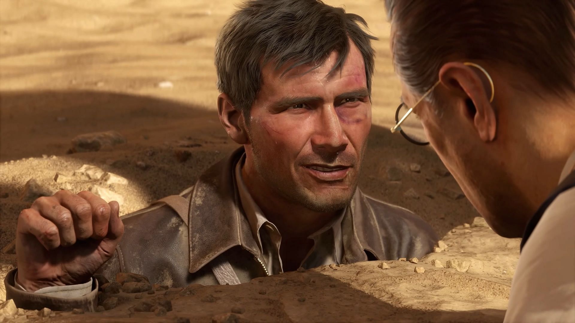 Indy in Indian Jones and the Great Circle (Image via Bethesda Softworks)