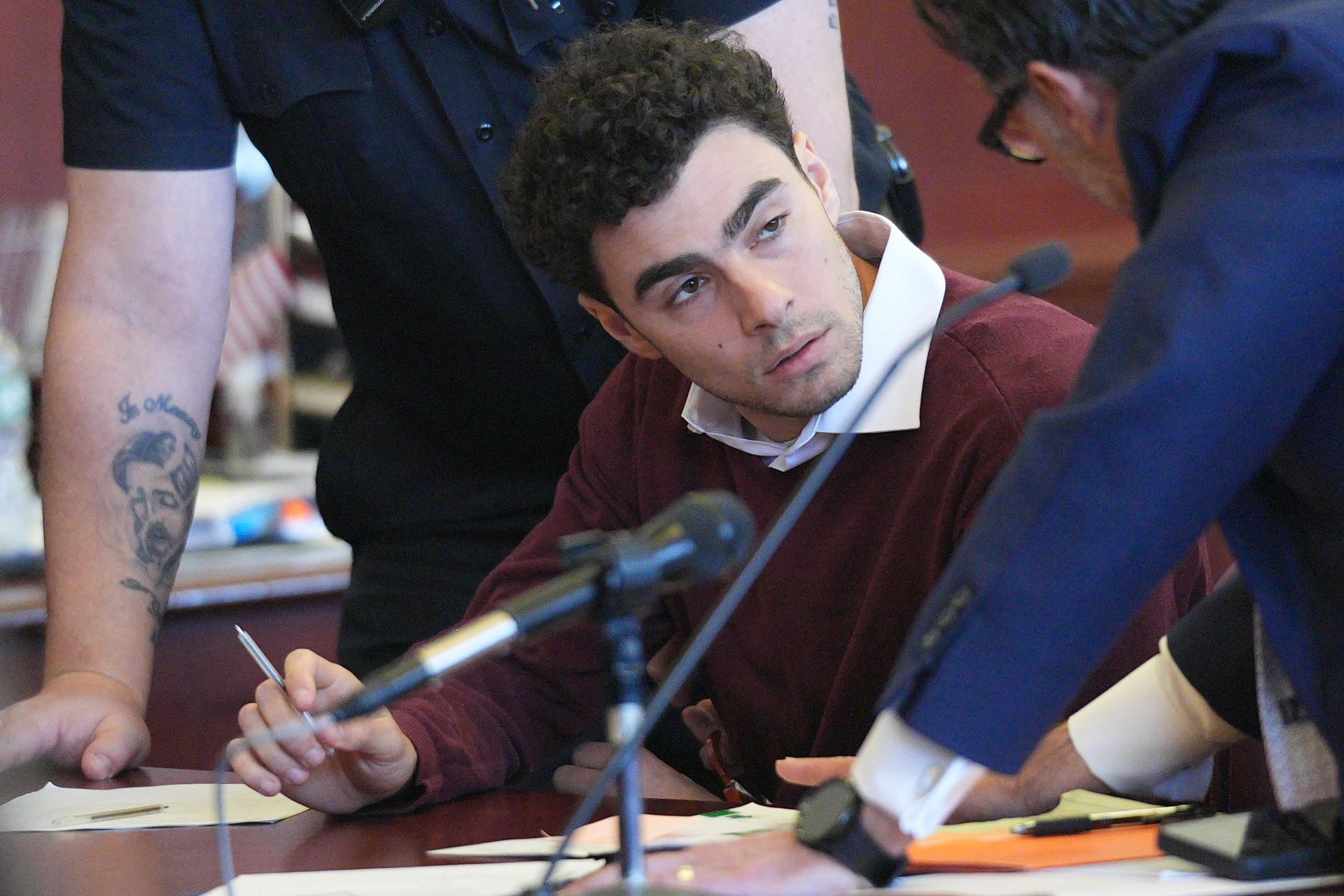 Alleged Killer Luigi Mangione Is Arraigned On New York State Murder Charges - Source: Getty