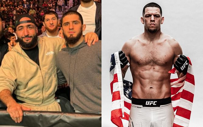"That's not stepping up" - Belal Muhammad gets brutally honest about Nate Diaz throwing a bottle at Islam Makhachev in recent confrontation