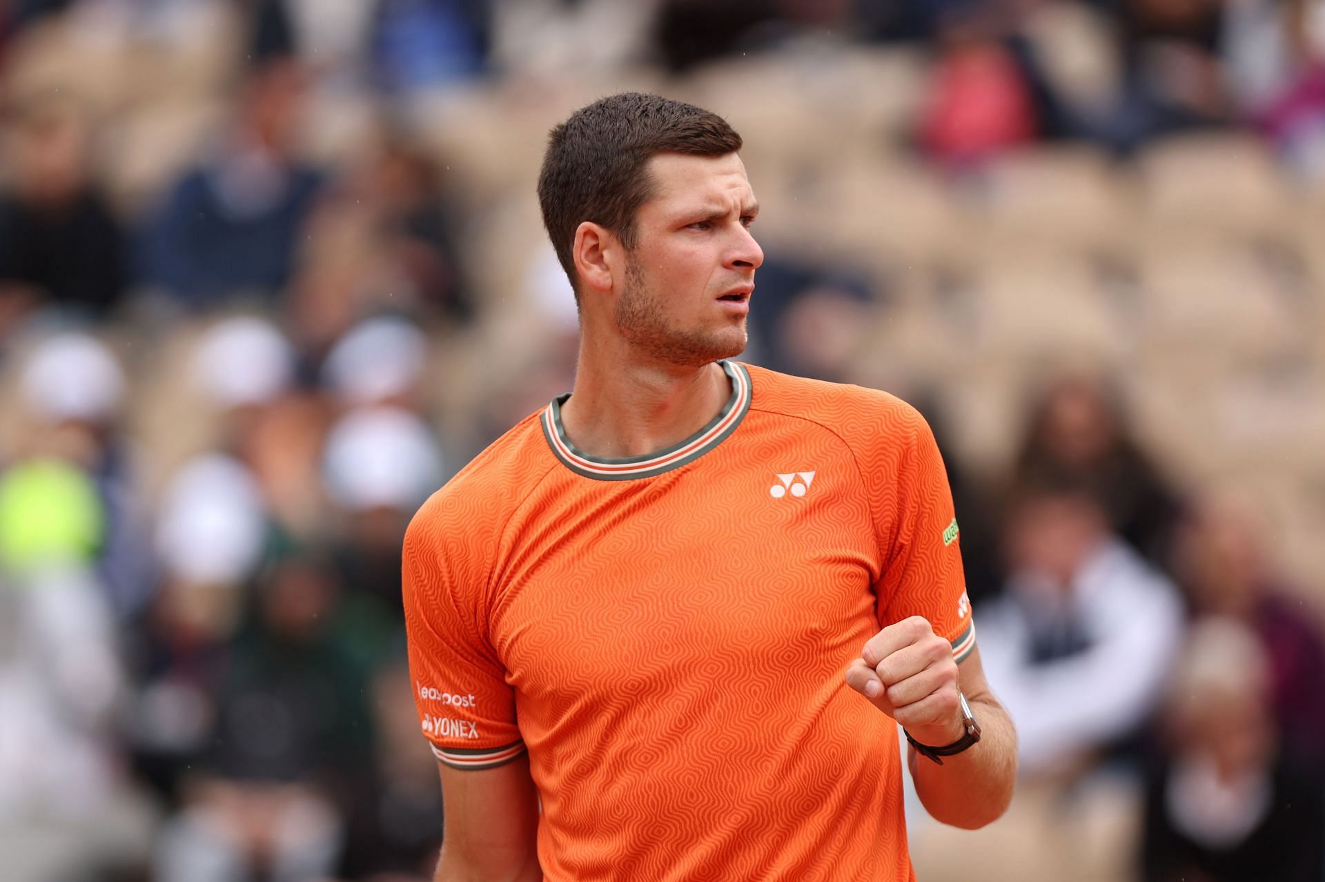 Hubert Hurkacz at the French Open 2024. (Photo: Getty)