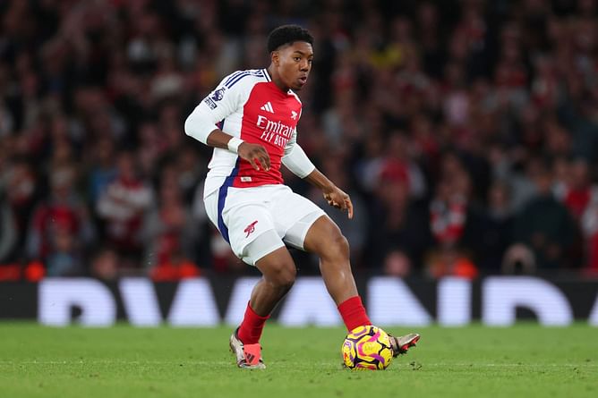"He has everything" - Arsenal talent Myles Lewis-Skelly names Gunners star he wants to keep learning from after Champions League debut