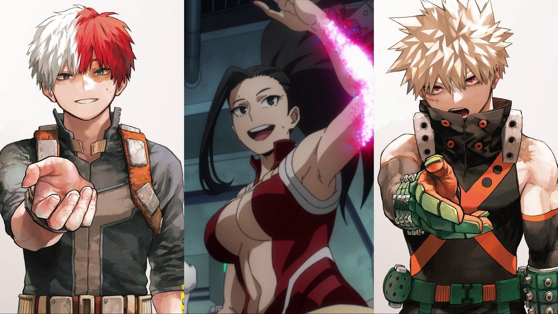 Former class 1-A students who ranked in the top 20 (Image via Bones and Shueisha)