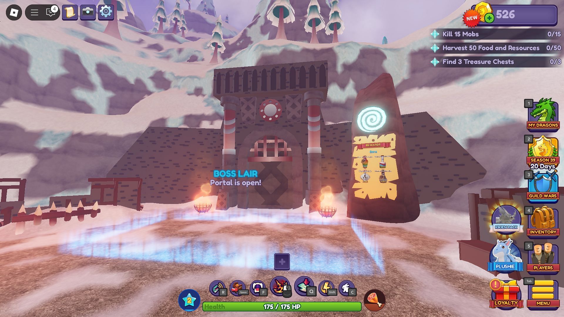 The Boss Portal (Image via Roblox)