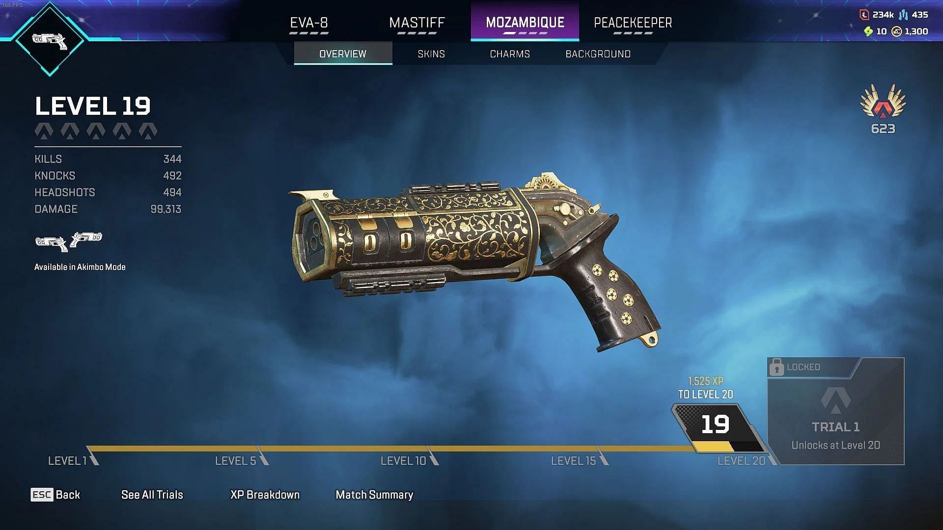 Mozambique shotgun in Apex Legends Season 23 Split 2 (Image via EA)